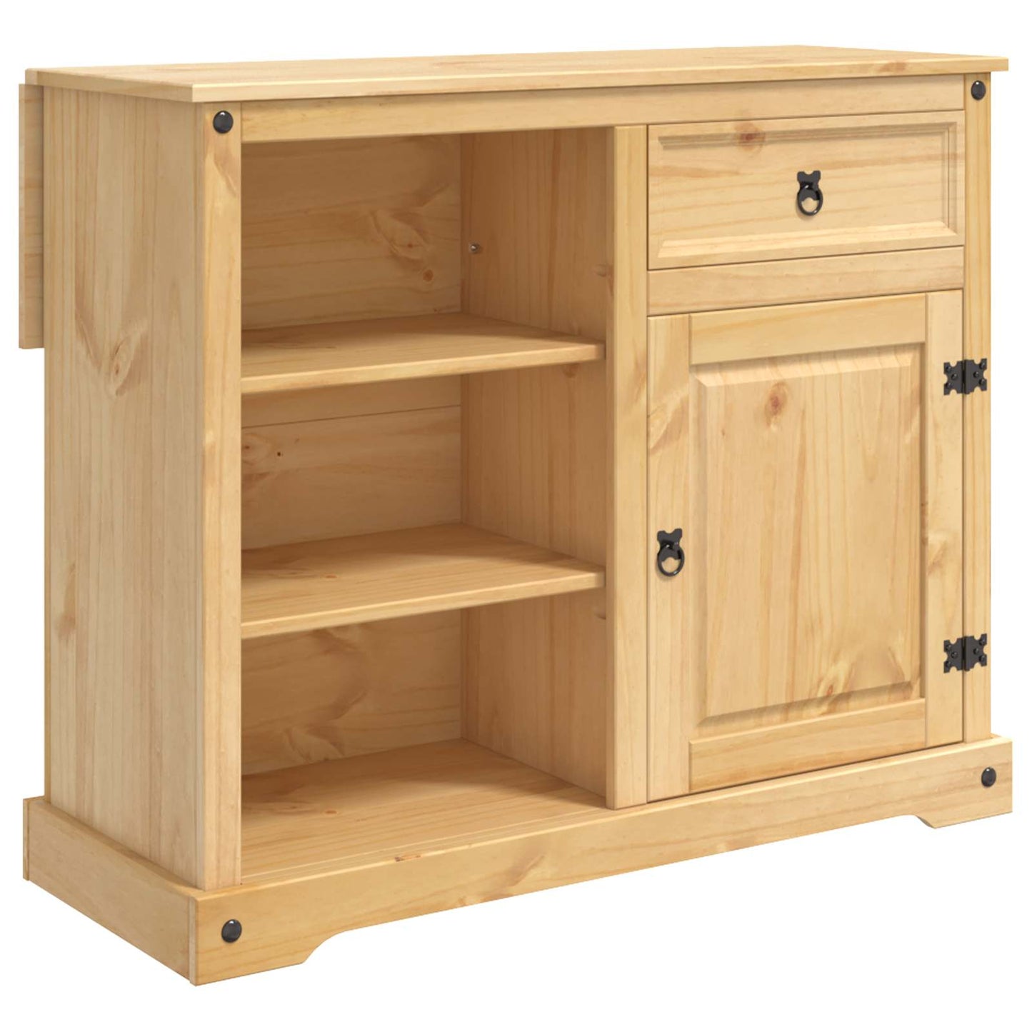 Kücheninsel Set 2 stk. Honigwachs 112 x 70 x 91,5 cm