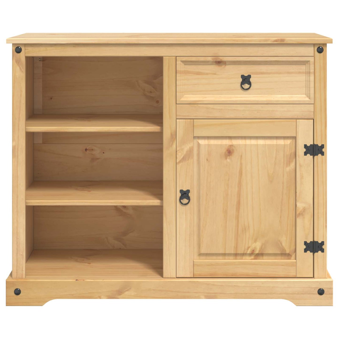 Kücheninsel Set 2 stk. Honigwachs 112 x 70 x 91,5 cm