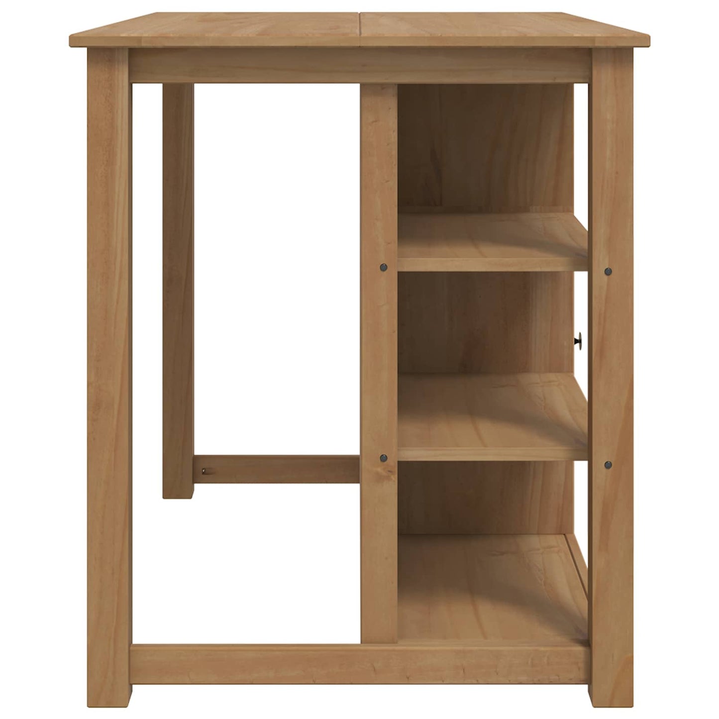 Küchentrolley mit Tür PANAMA 2 pcs Honigwachs 112 x 77 x 90 cm
