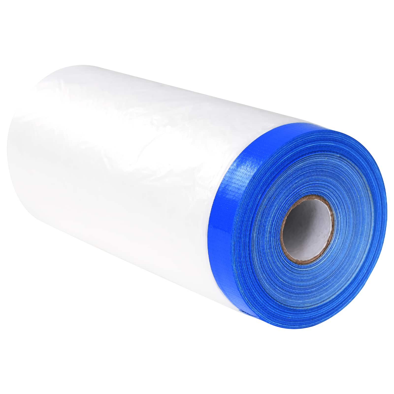 Abdeckfolie mit Klebeband 6 stk. Transparent und Blau