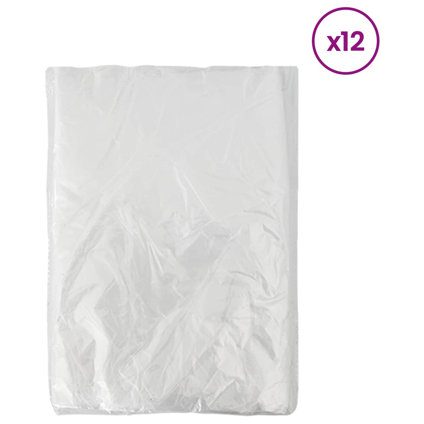 Staubblatt 12 stk. Transparent 400 x 500 cm HDPE