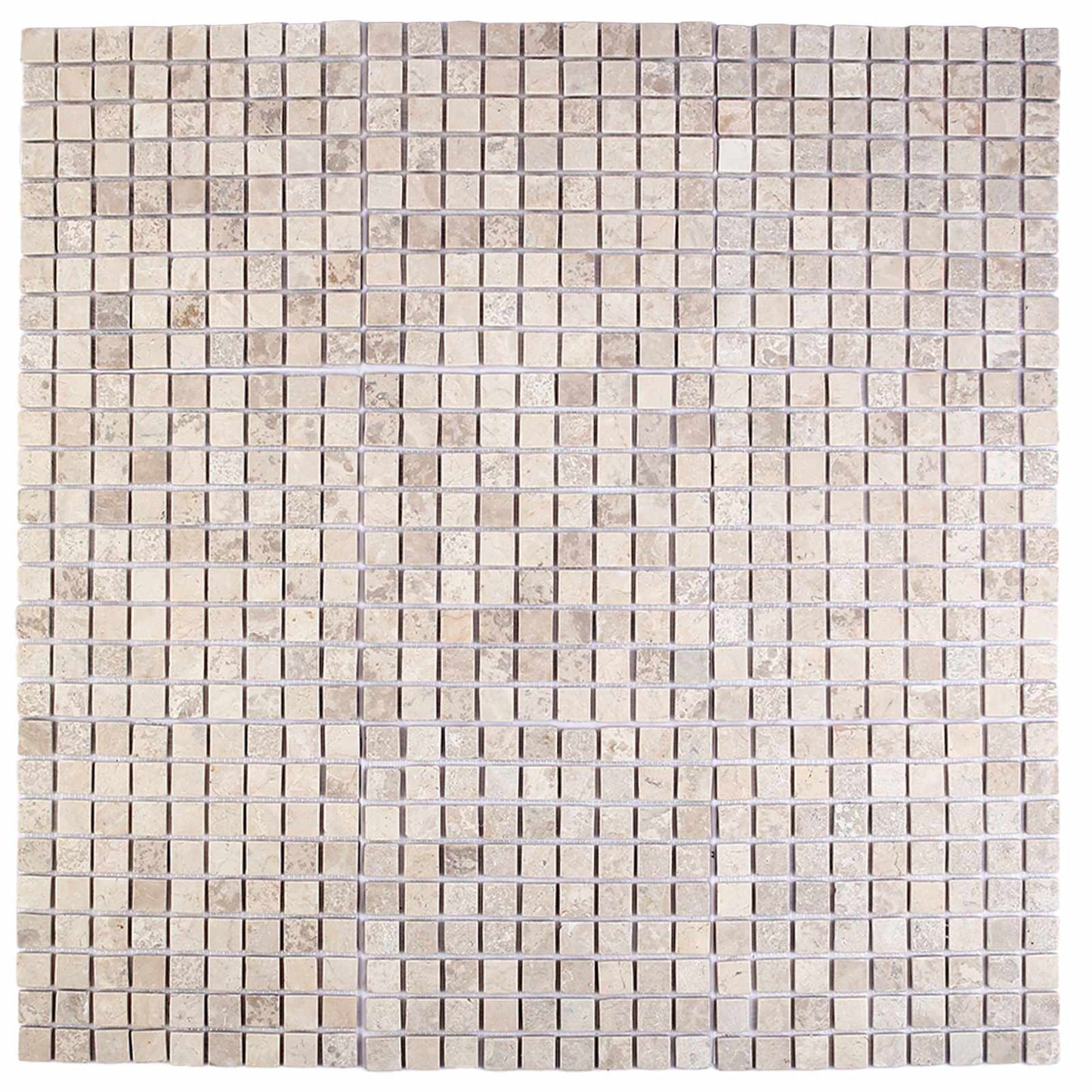 Mosaikfliesen Creme 30 x 30 cm Marmor