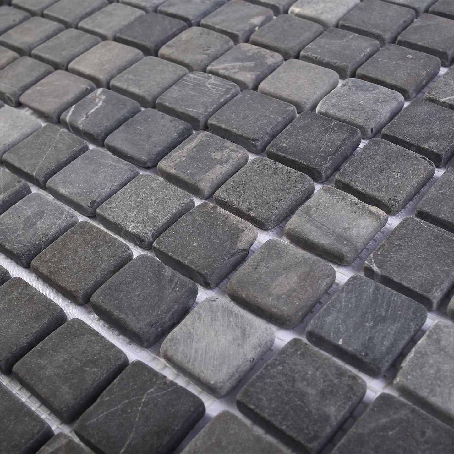 Mosaikfliesen Grau 30 x 30 cm Marmor