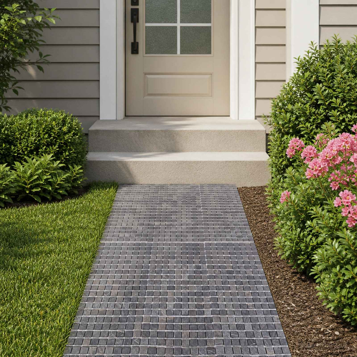 Mosaikfliesen Grau 30 x 30 cm Marmor