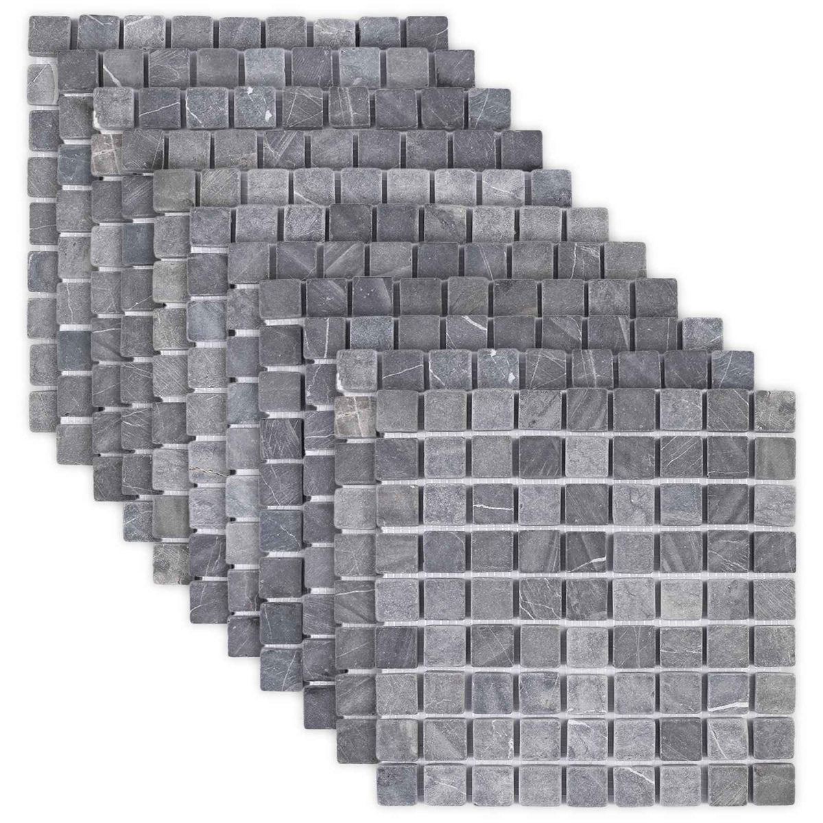 Mosaikfliesen Grau 30 x 30 cm Marmor