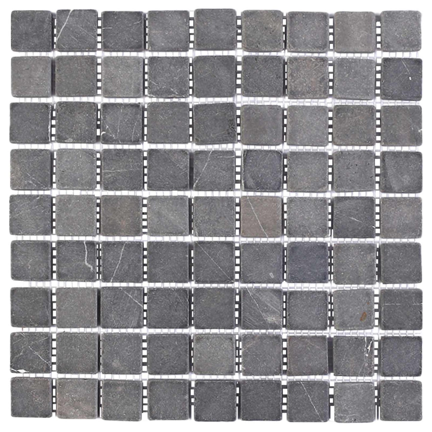 Mosaikfliesen Grau 30 x 30 cm Marmor