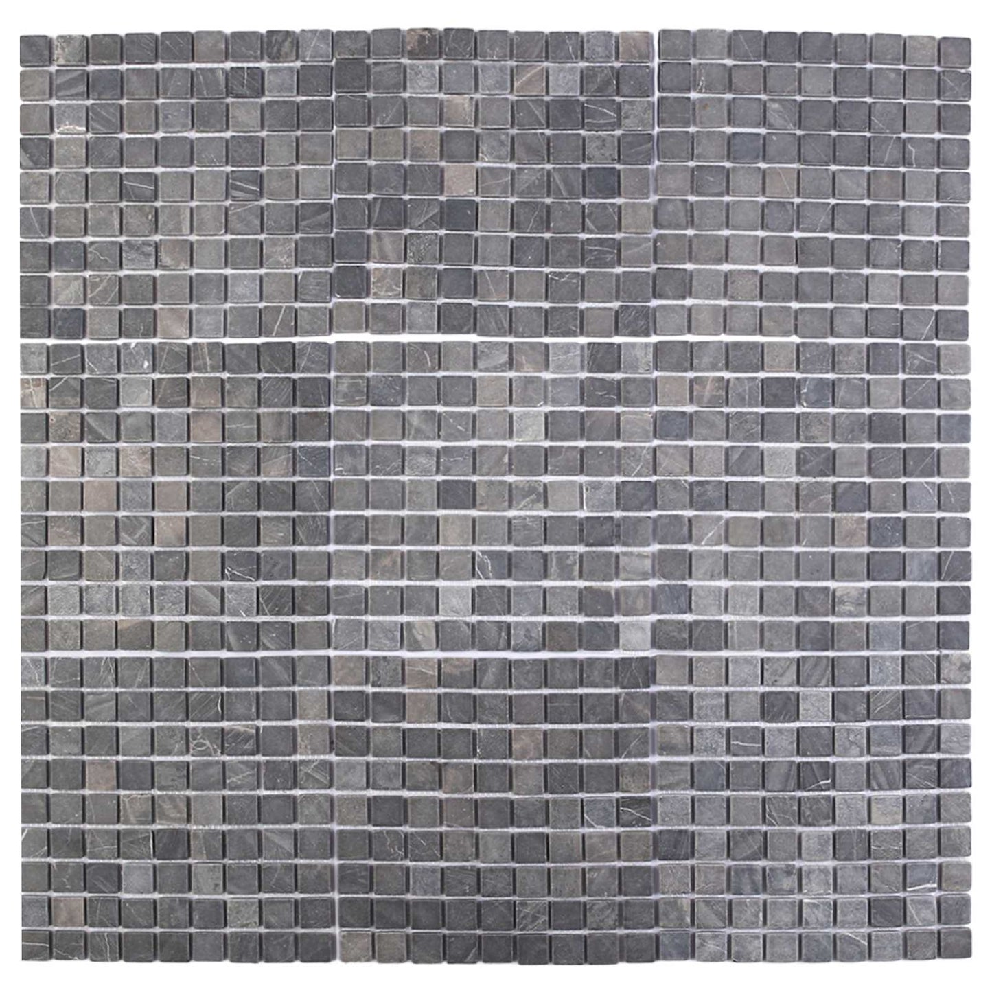 Mosaikfliesen Grau 30 x 30 cm Marmor