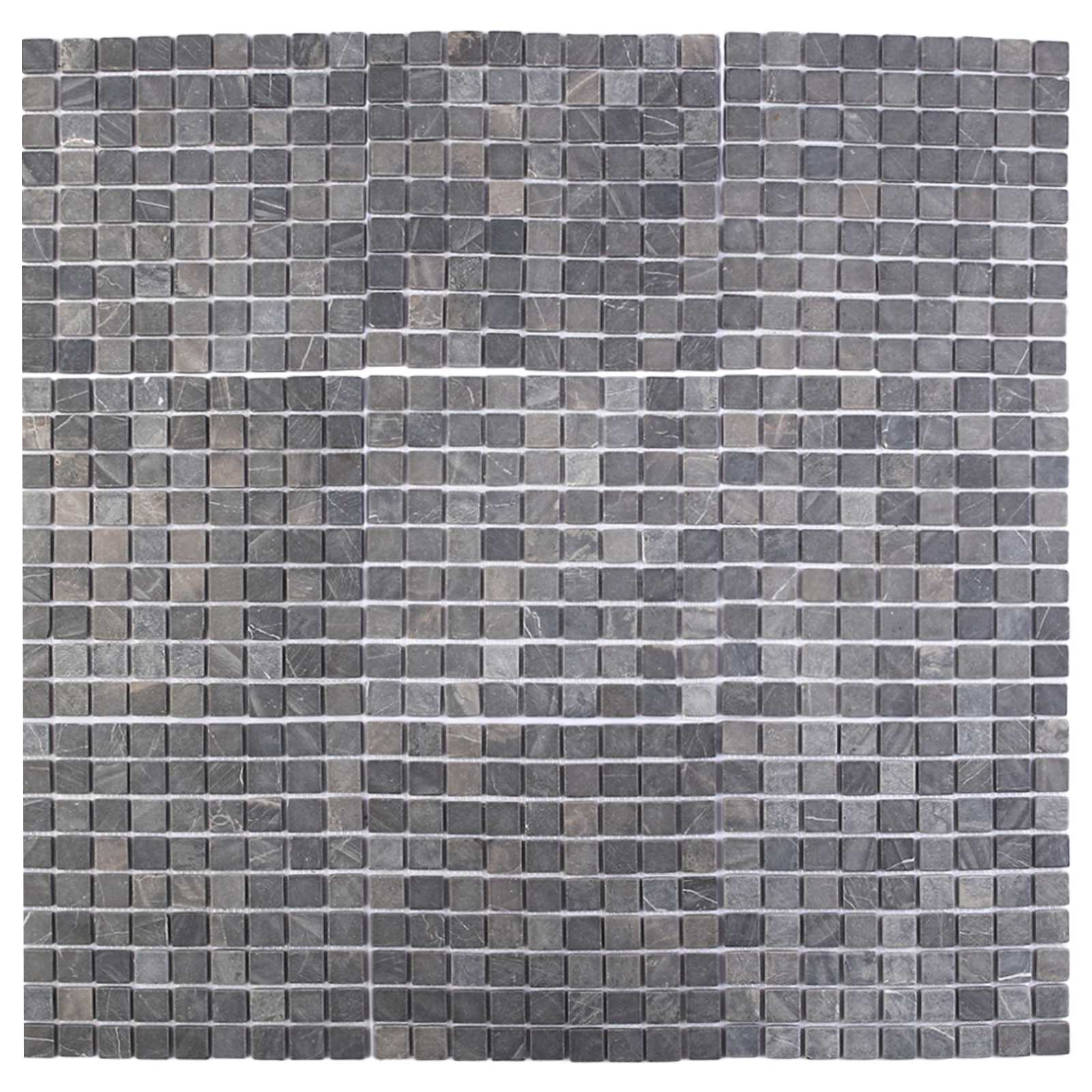 Mosaikfliesen Grau 30 x 30 cm Marmor