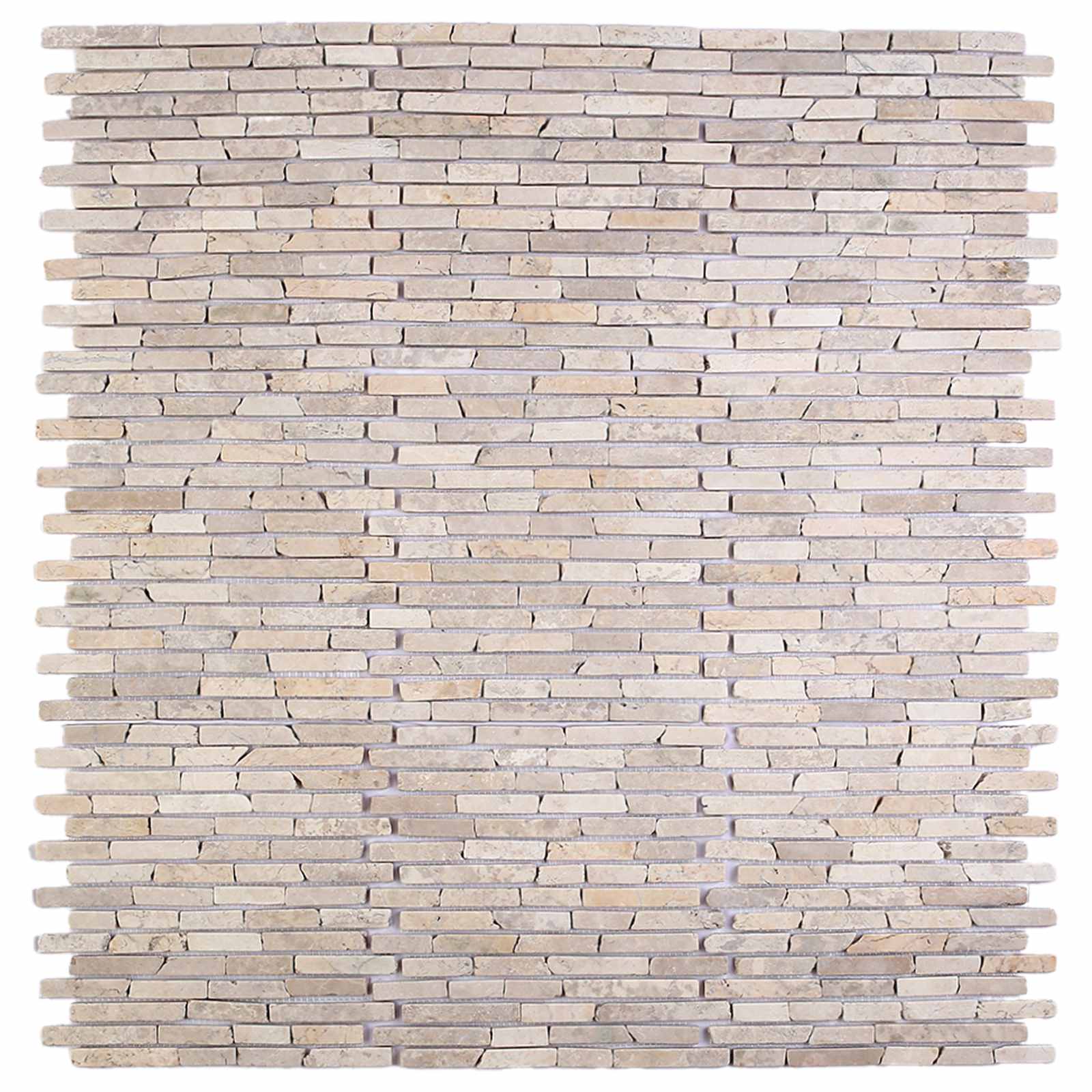 Mosaikfliesen Creme 30 x 30 cm Marmor