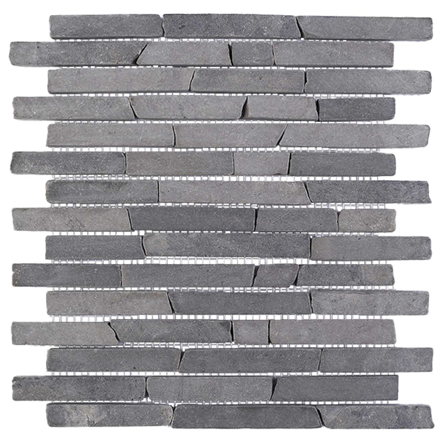 Mosaikfliesen Grau 30 x 30 cm Marmor