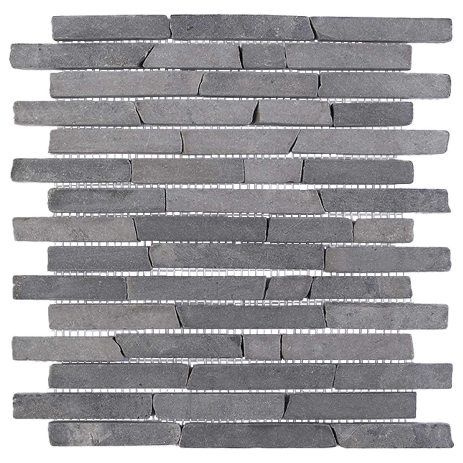 Mosaikfliesen Grau 30 x 30 cm Marmor