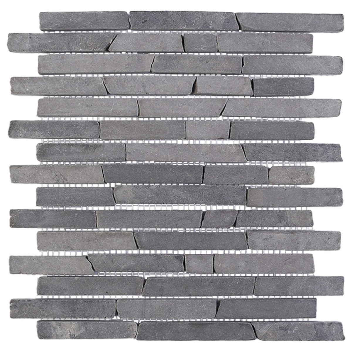 Mosaikfliesen Grau 30 x 30 cm Marmor