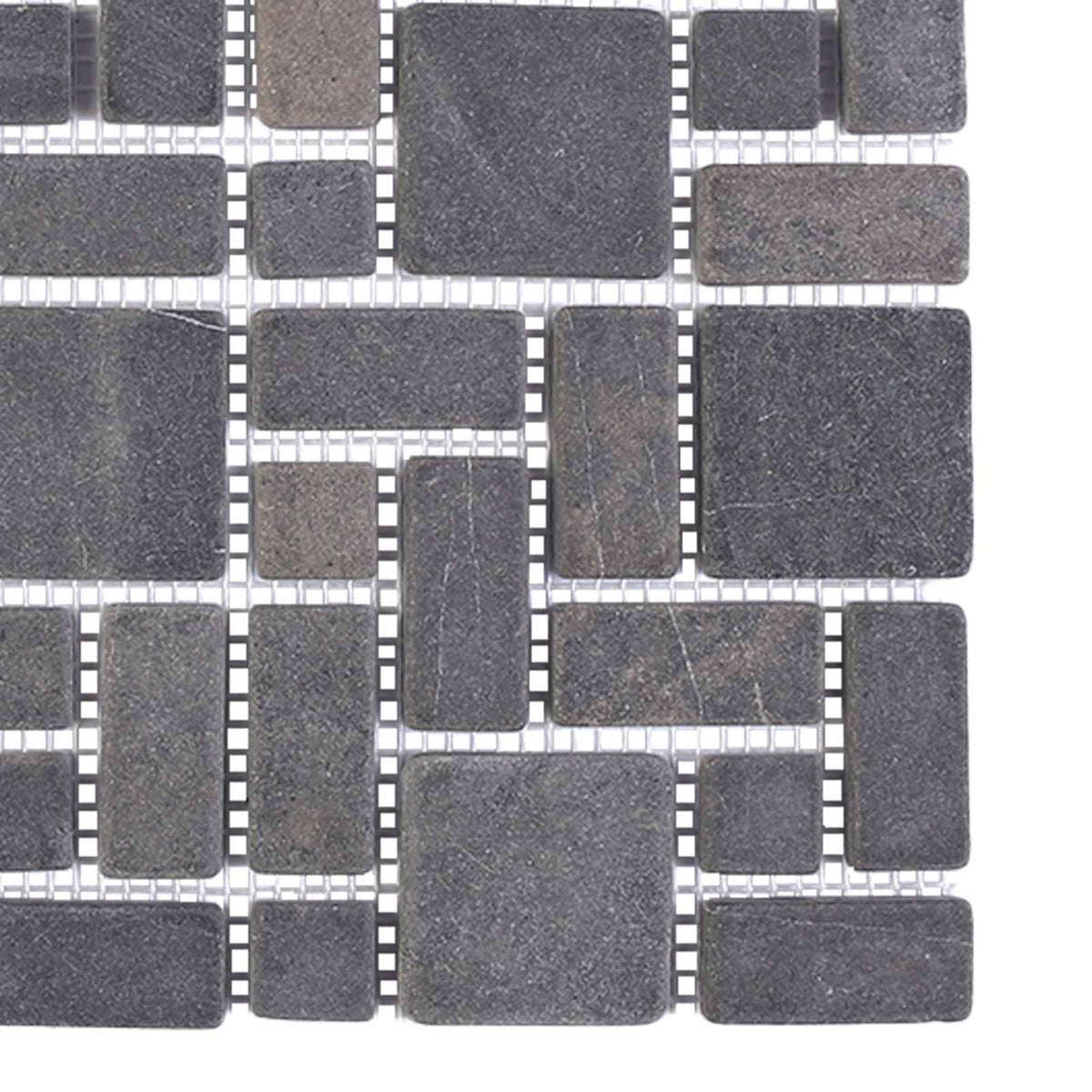 Mosaikfliesen Grau 30 x 30 cm Marmor