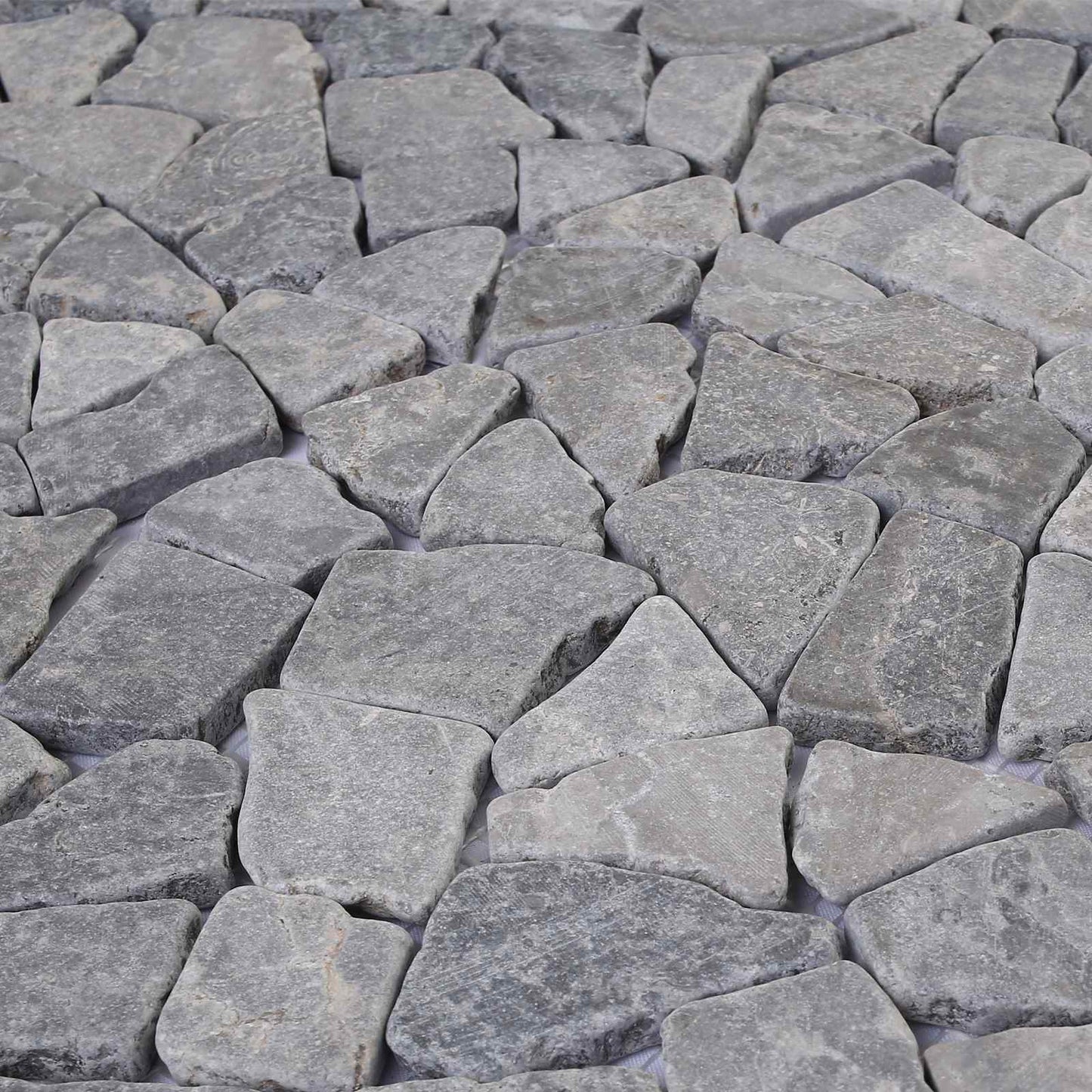 Mosaikfliesen Hellgrau 30 x 30 cm Marmor