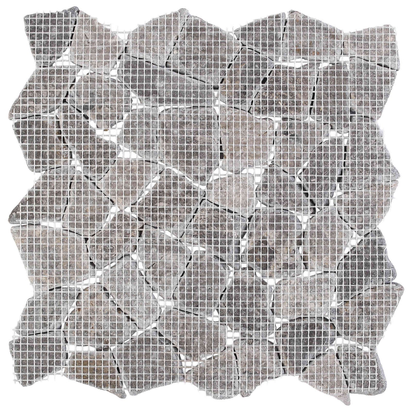 Mosaikfliesen Hellgrau 30 x 30 cm Marmor