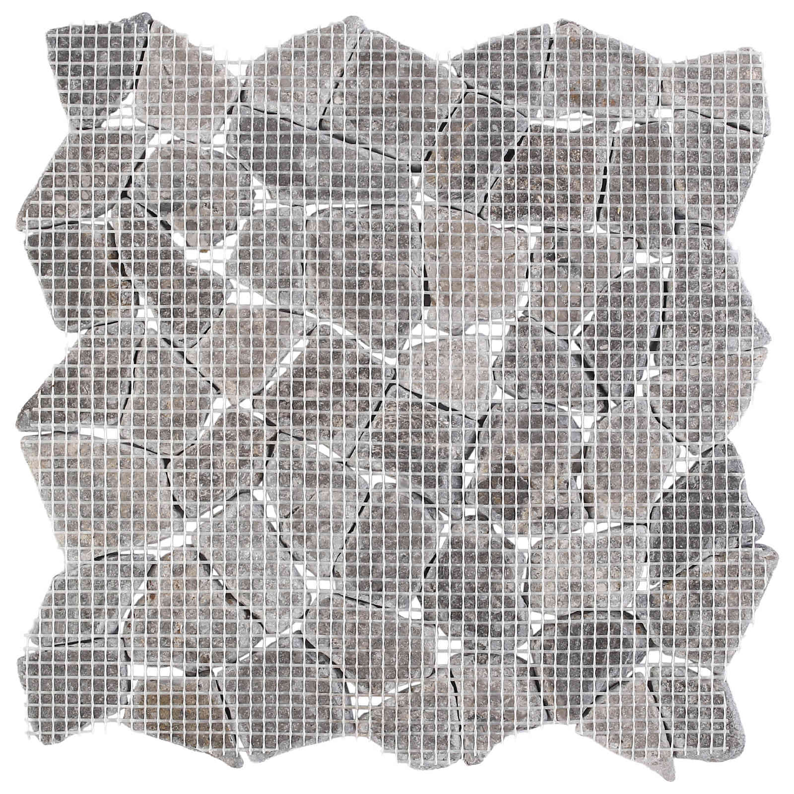 Mosaikfliesen Hellgrau 30 x 30 cm Marmor