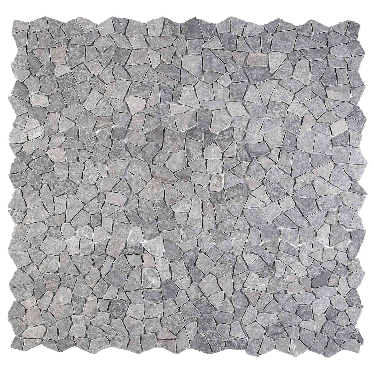 Mosaikfliesen Hellgrau 30 x 30 cm Marmor