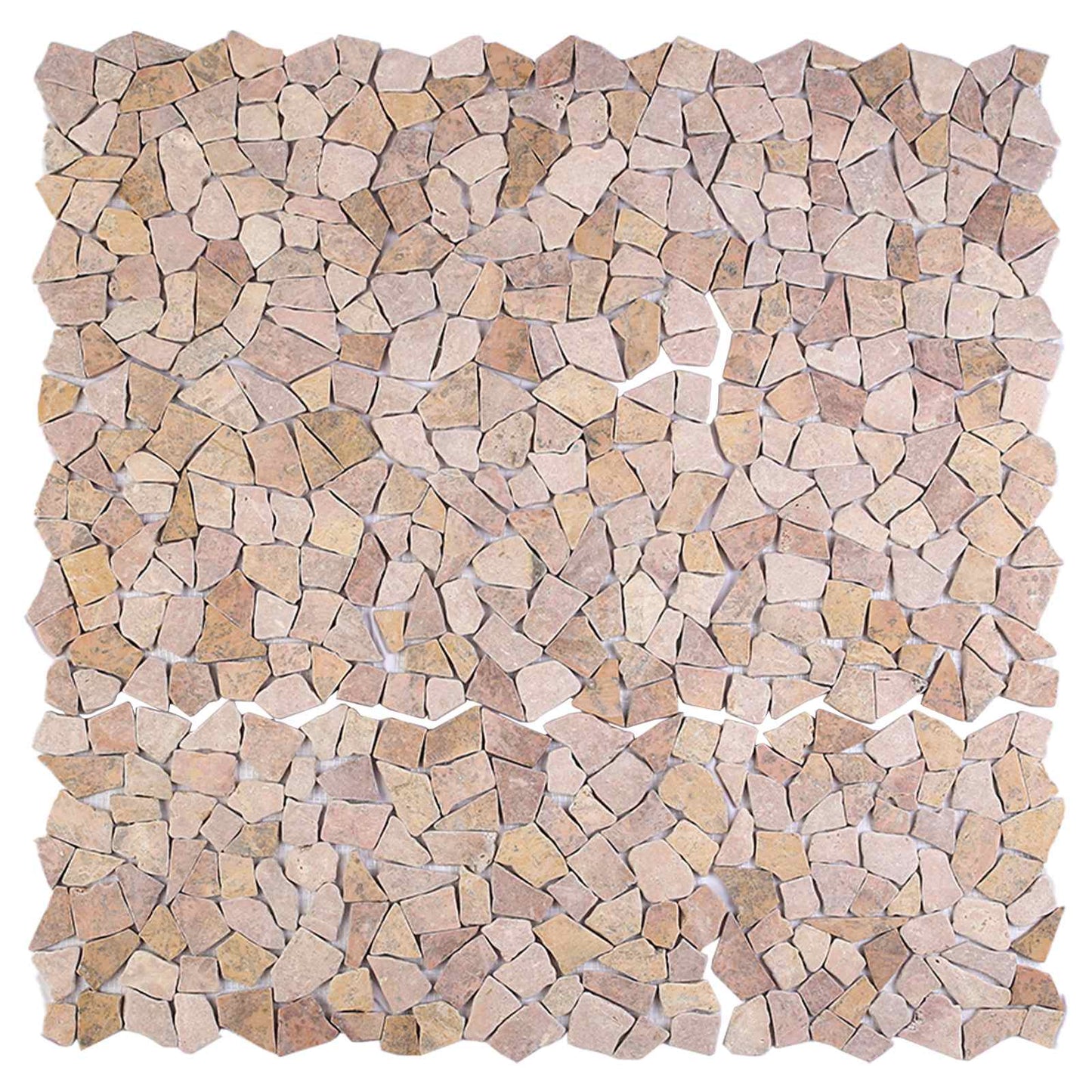 Mosaikfliesen Rot 30 x 30 cm Marmor