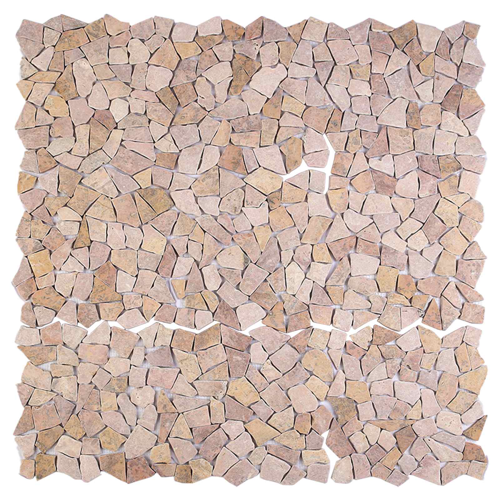 Mosaikfliesen Rot 30 x 30 cm Marmor