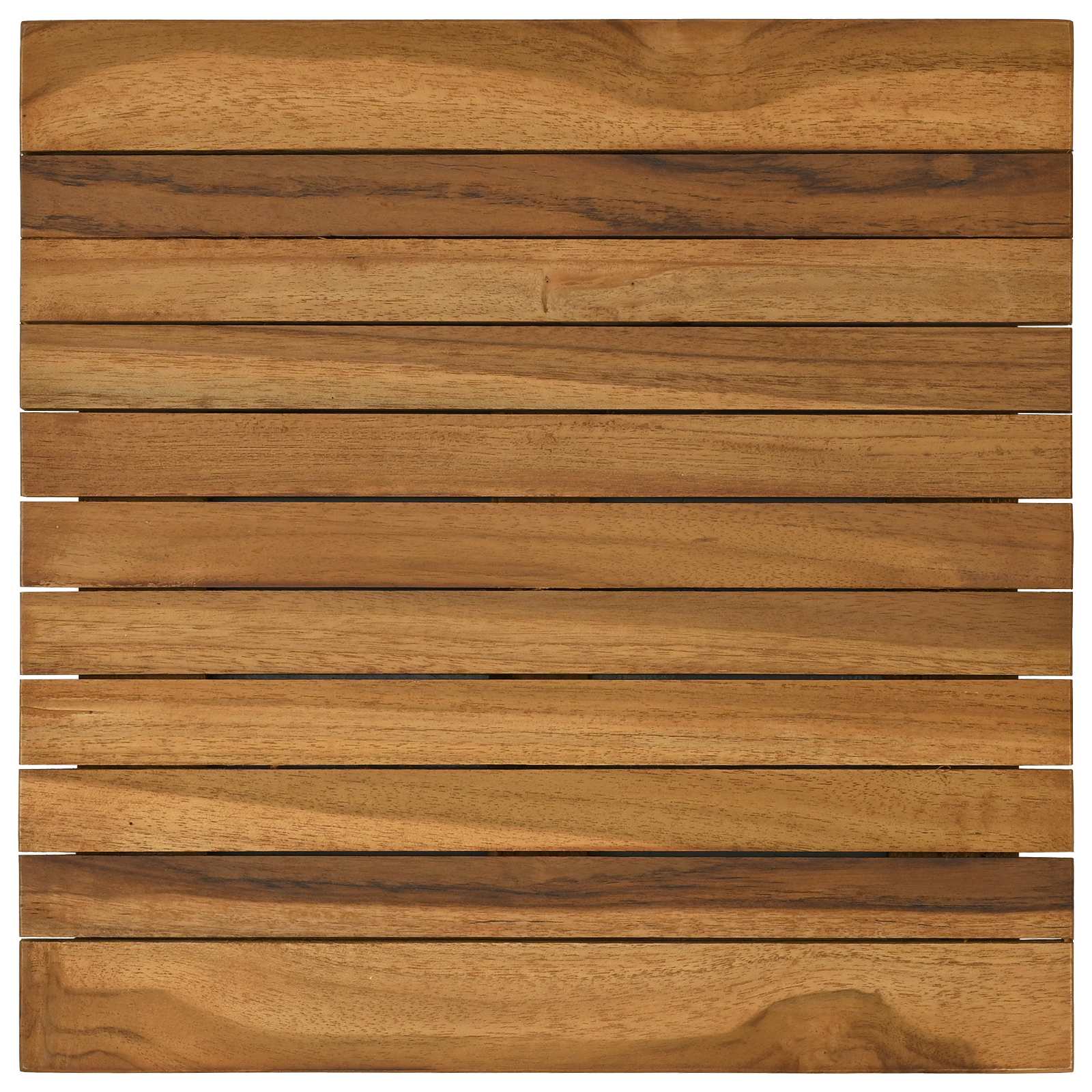 Tischplatte 40 x 40 x 3,5 cm Quadratisch Massives Teakholz