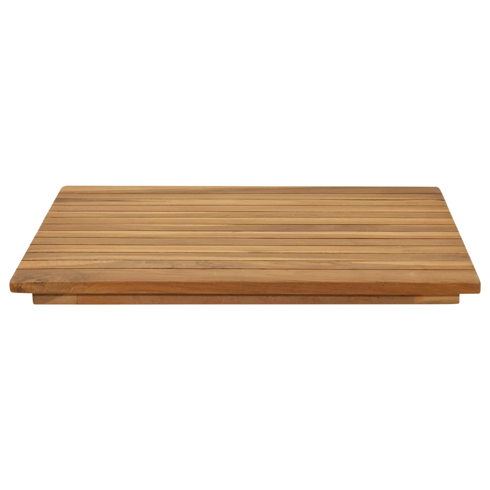 Tischplatte 50 x 50 x 3,5 cm Quadratisch Massives Teakholz