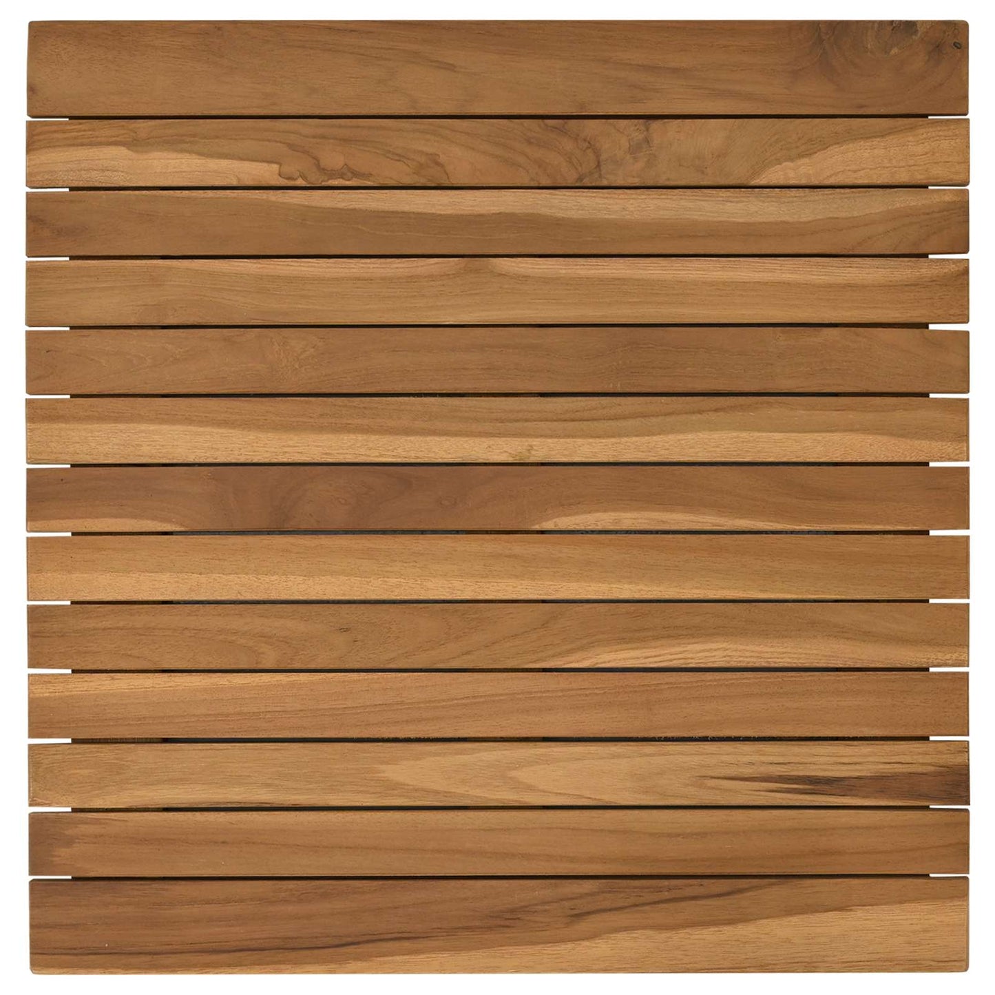 Tischplatte 50 x 50 x 3,5 cm Quadratisch Massives Teakholz