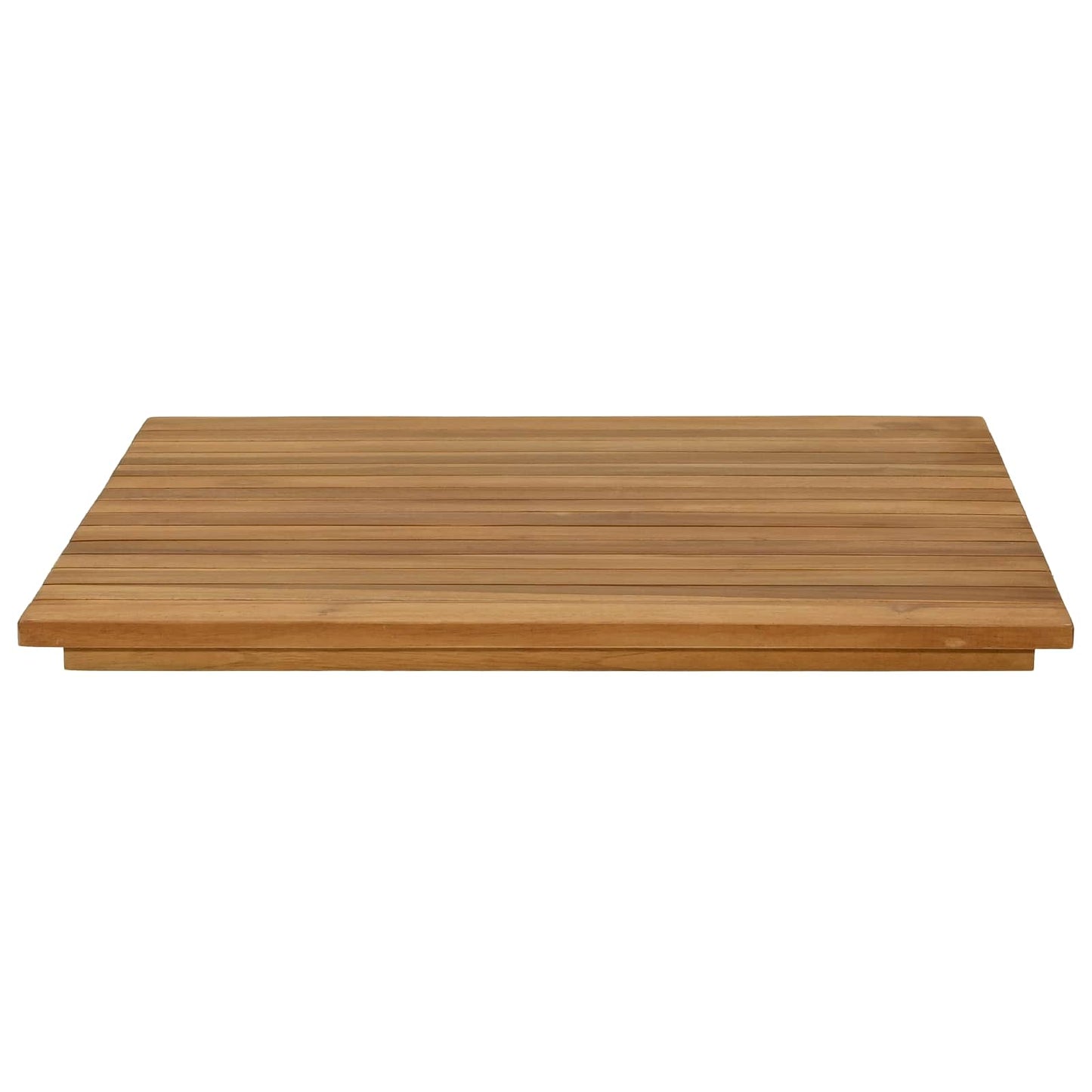 Tischplatte 60 x 60 x 3,5 cm Quadratisch Massives Teakholz
