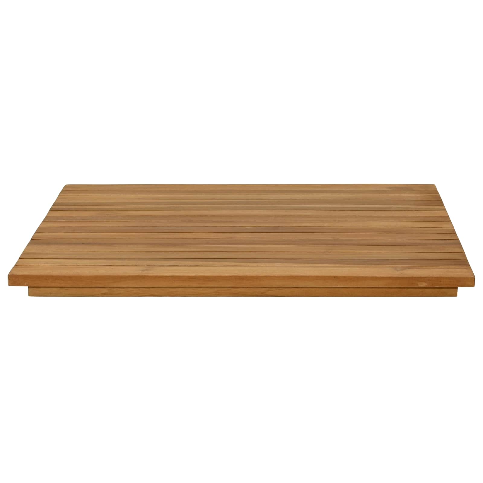 Tischplatte 60 x 60 x 3,5 cm Quadratisch Massives Teakholz