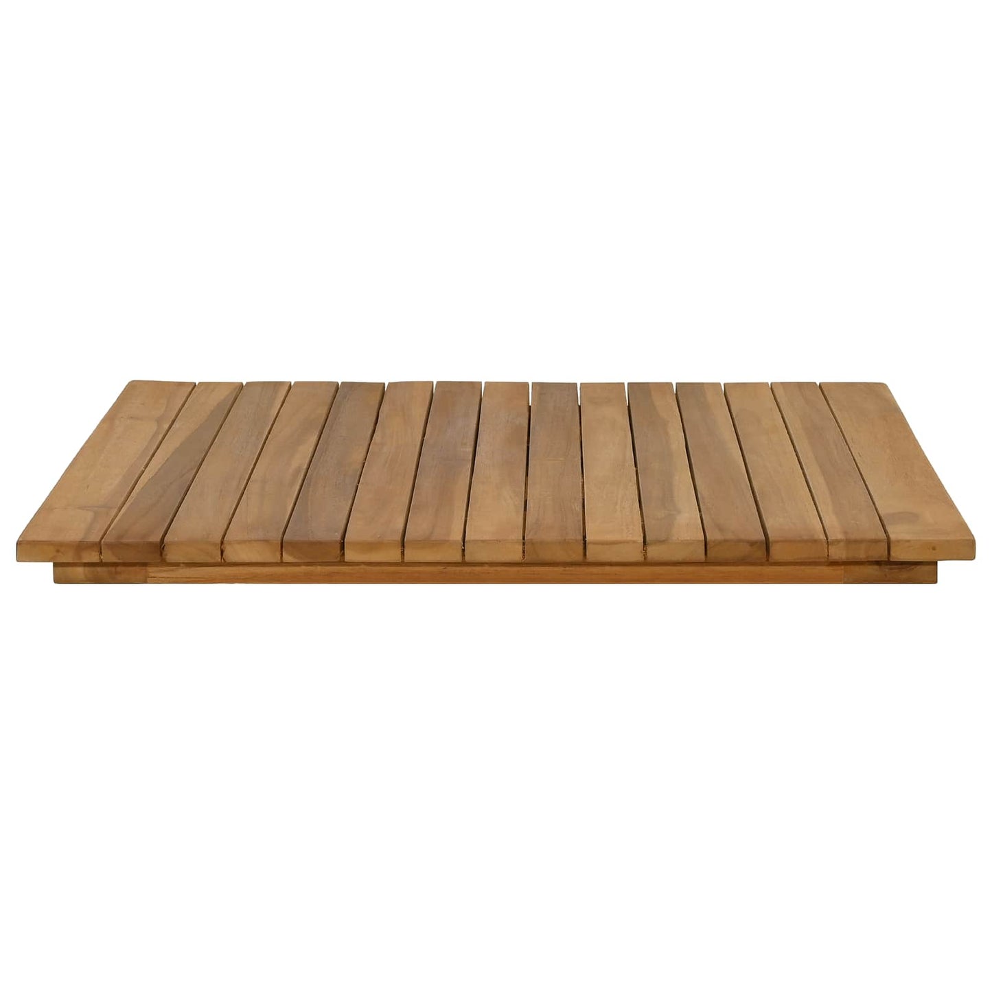 Tischplatte 60 x 60 x 3,5 cm Quadratisch Massives Teakholz