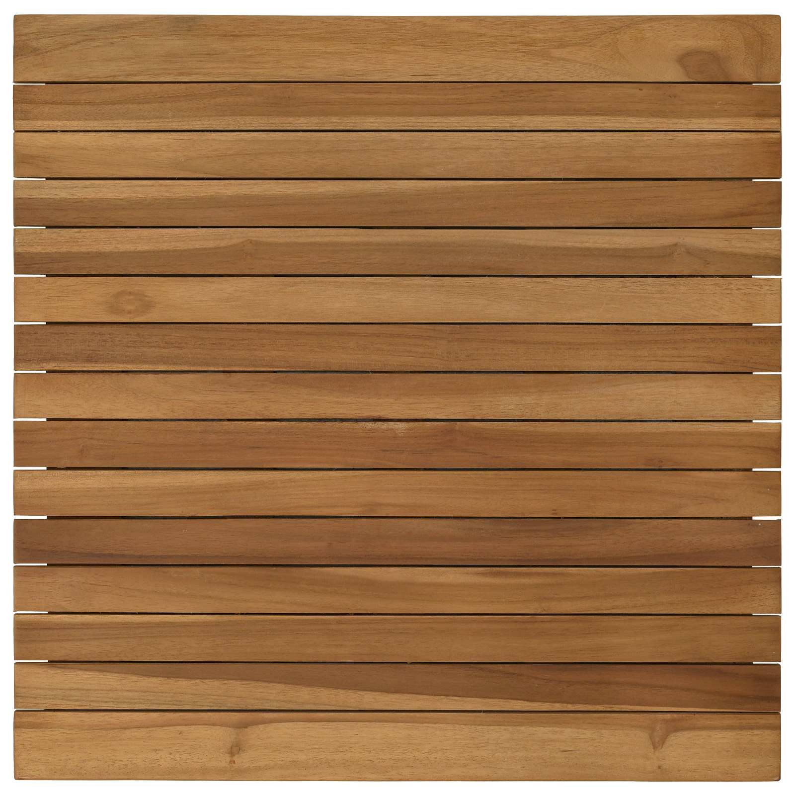 Tischplatte 60 x 60 x 3,5 cm Quadratisch Massives Teakholz