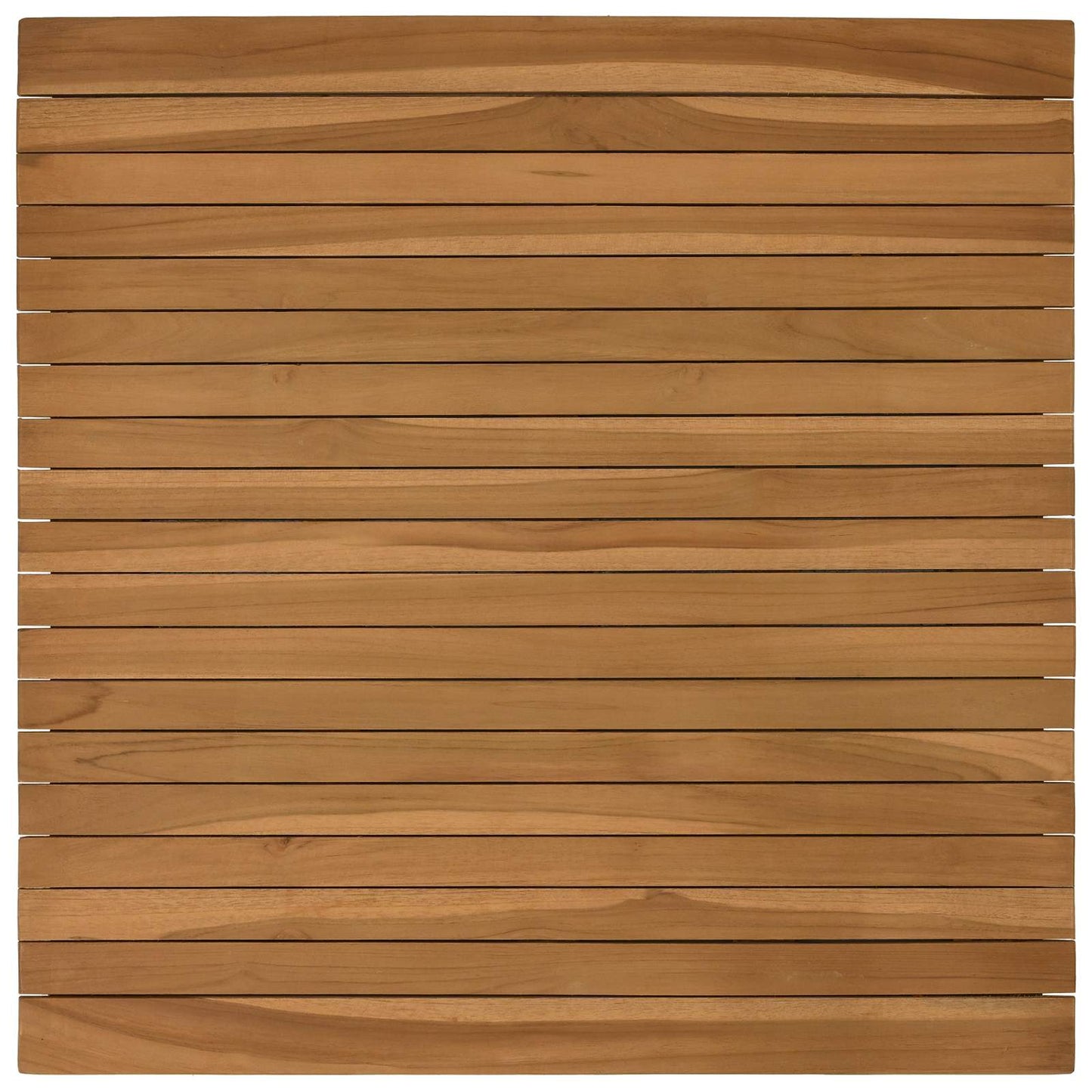 Tischplatte 70 x 70 x 3,5 cm Quadratisch Massives Teakholz