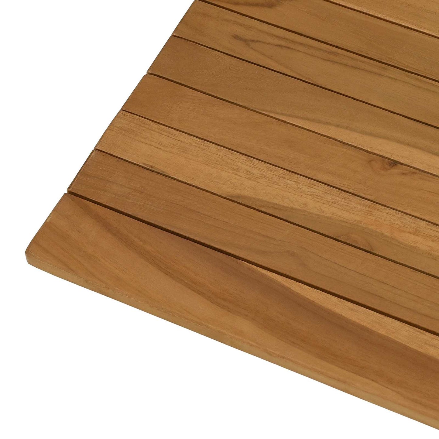 Tischplatte 80 x 80 x 3,5 cm Quadratisch Massives Teakholz
