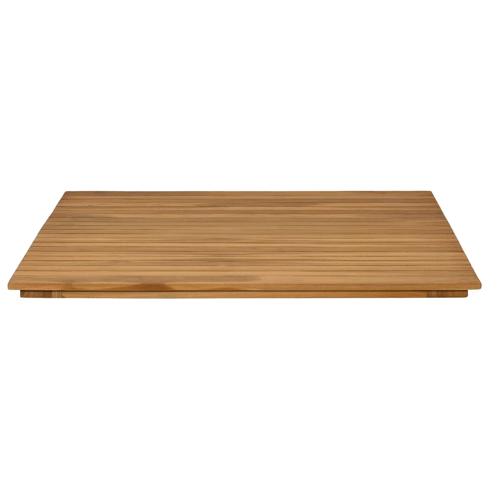 Tischplatte 80 x 80 x 3,5 cm Quadratisch Massives Teakholz