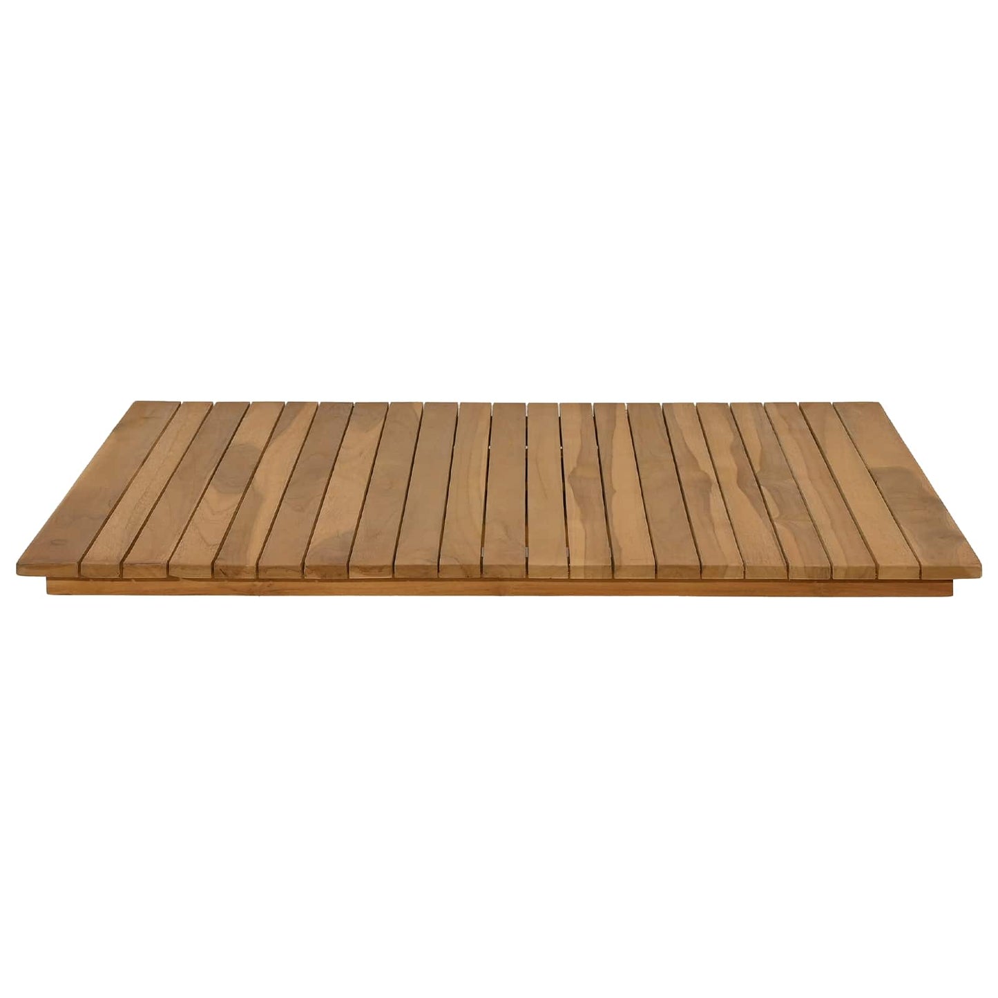 Tischplatte 80 x 80 x 3,5 cm Quadratisch Massives Teakholz
