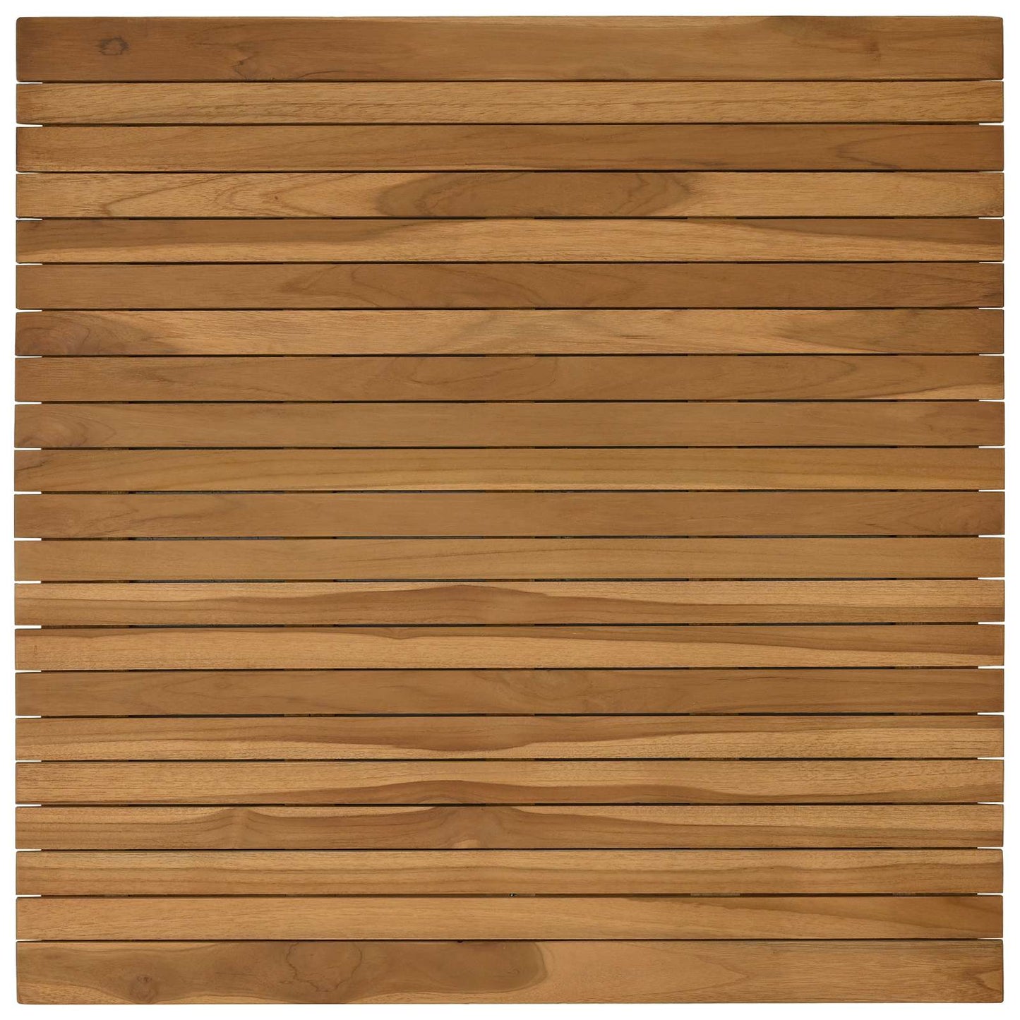 Tischplatte 80 x 80 x 3,5 cm Quadratisch Massives Teakholz
