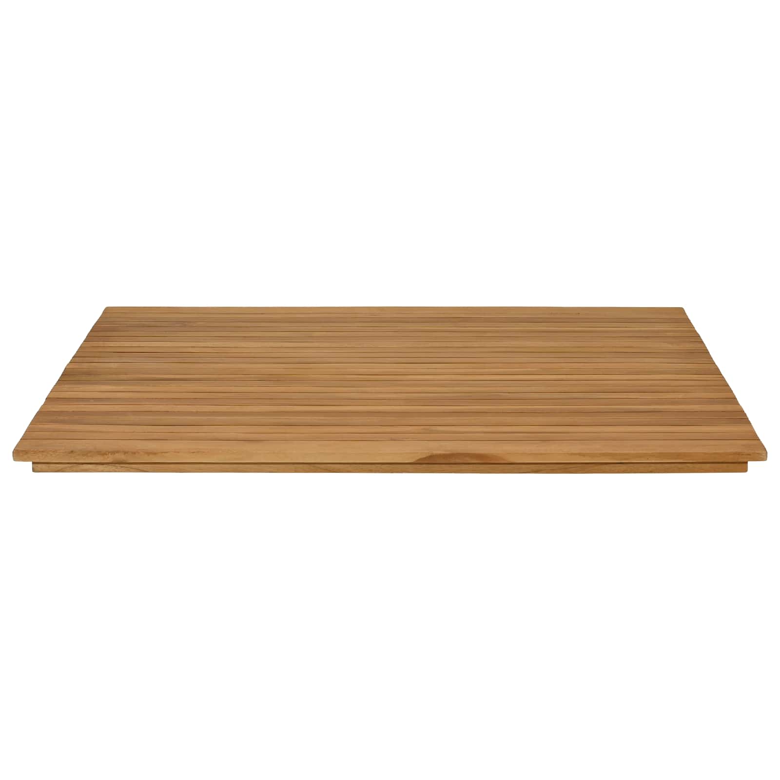 Tischplatte 90 x 90 x 3,5 cm Quadratisch Massives Teakholz