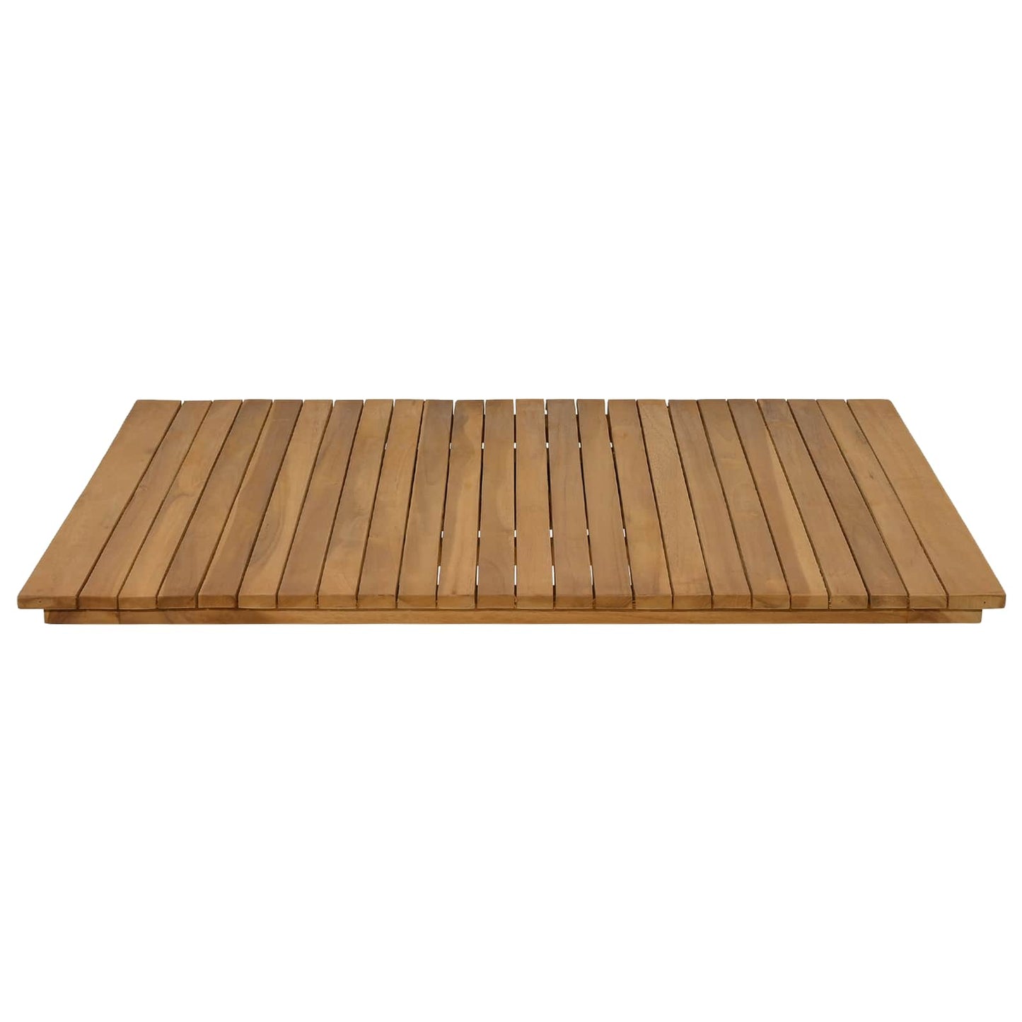 Tischplatte 90 x 90 x 3,5 cm Quadratisch Massives Teakholz