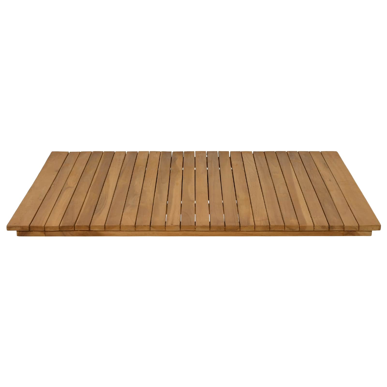 Tischplatte 90 x 90 x 3,5 cm Quadratisch Massives Teakholz