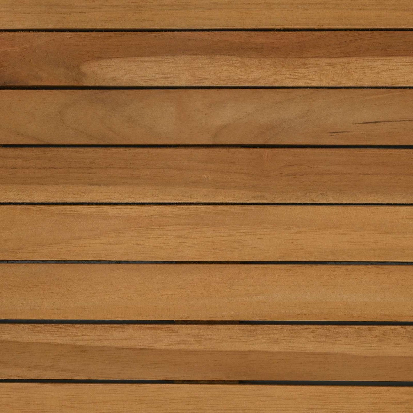 Tischplatte Ø 50 x 3,5 Rund Massives Teakholz Natur
