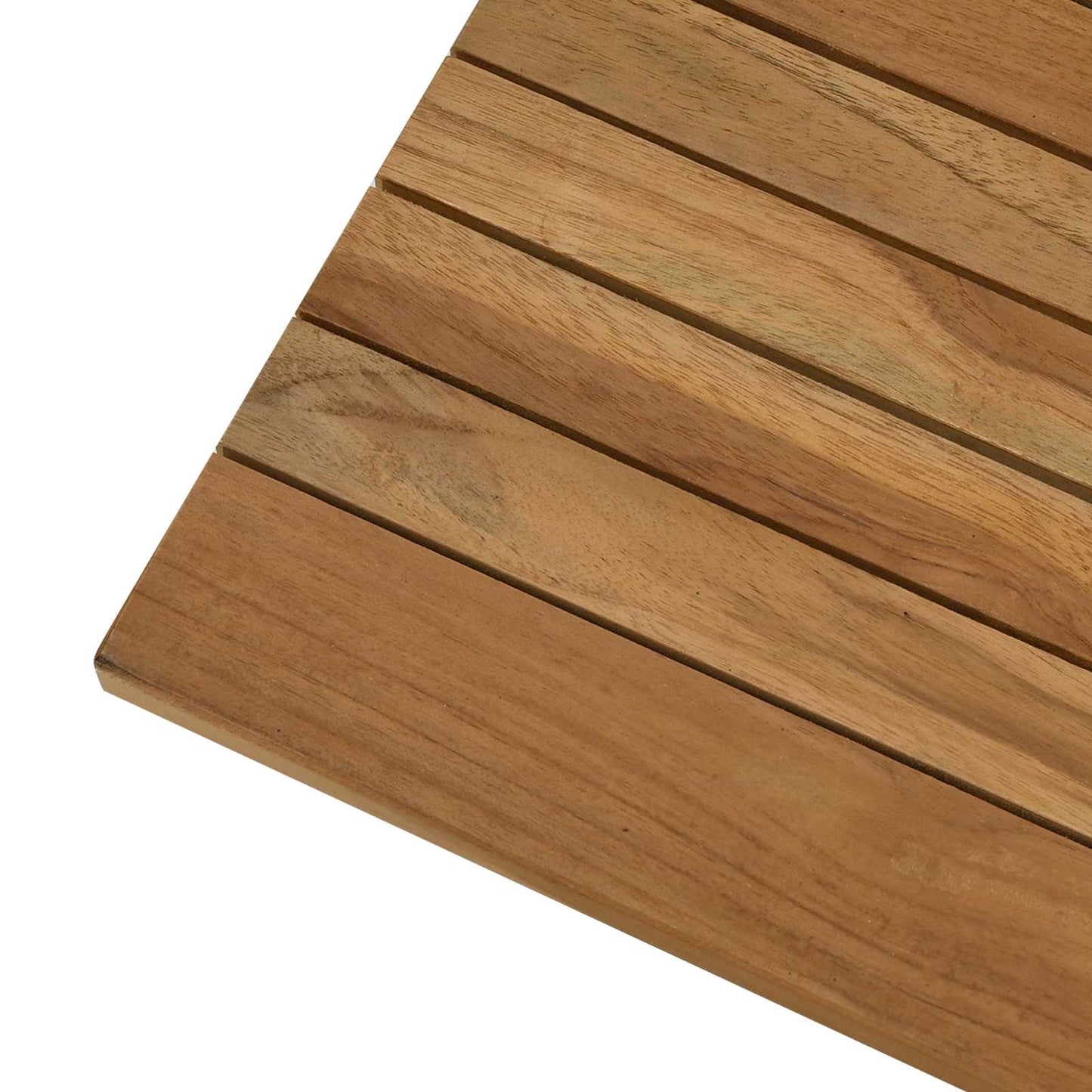 Tischplatte 80 x 40 x 3,5 cm Rechtwinklig Massives Teakholz