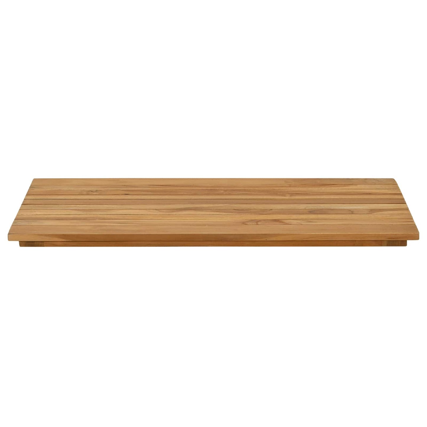Tischplatte 80 x 40 x 3,5 cm Rechtwinklig Massives Teakholz