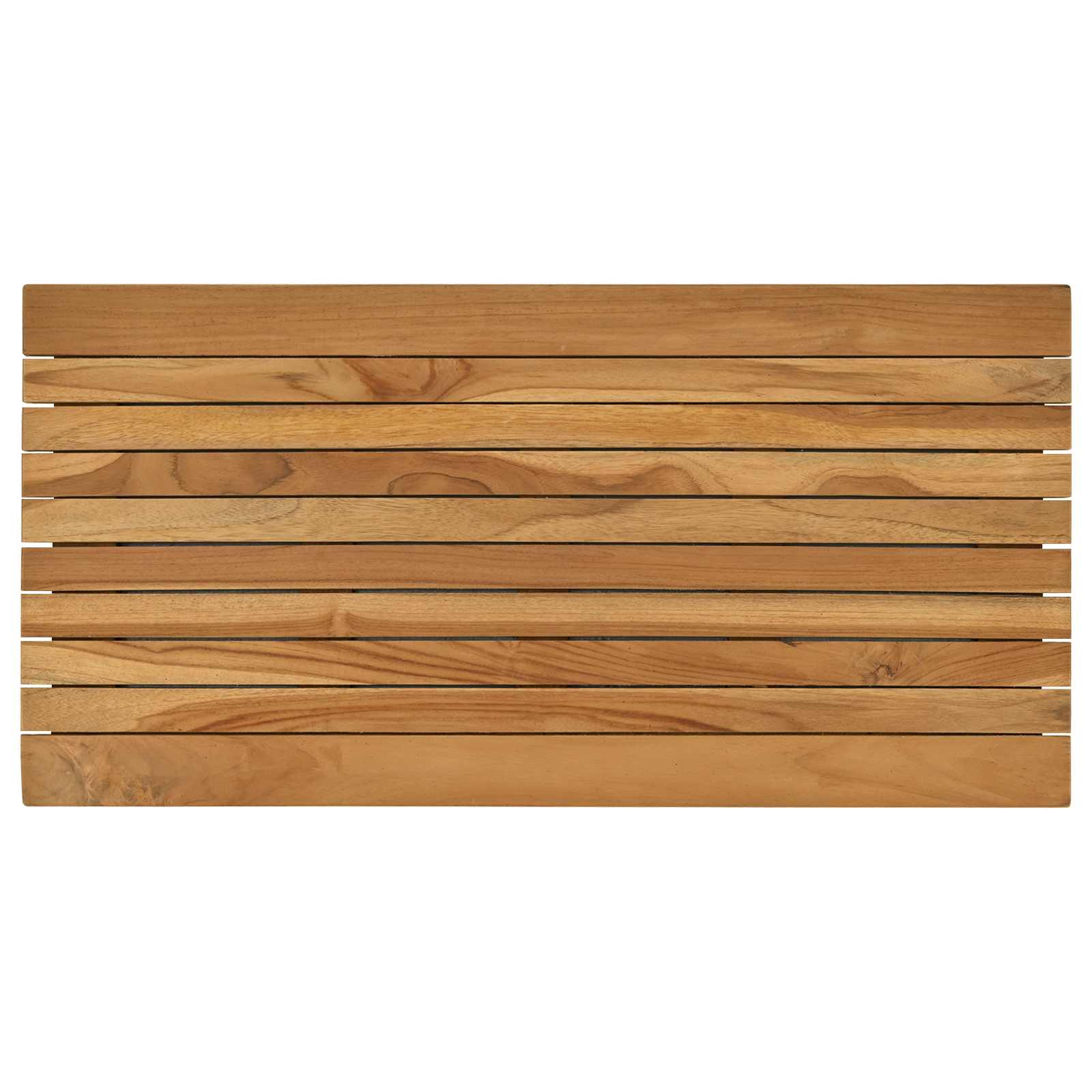 Tischplatte 80 x 40 x 3,5 cm Rechtwinklig Massives Teakholz