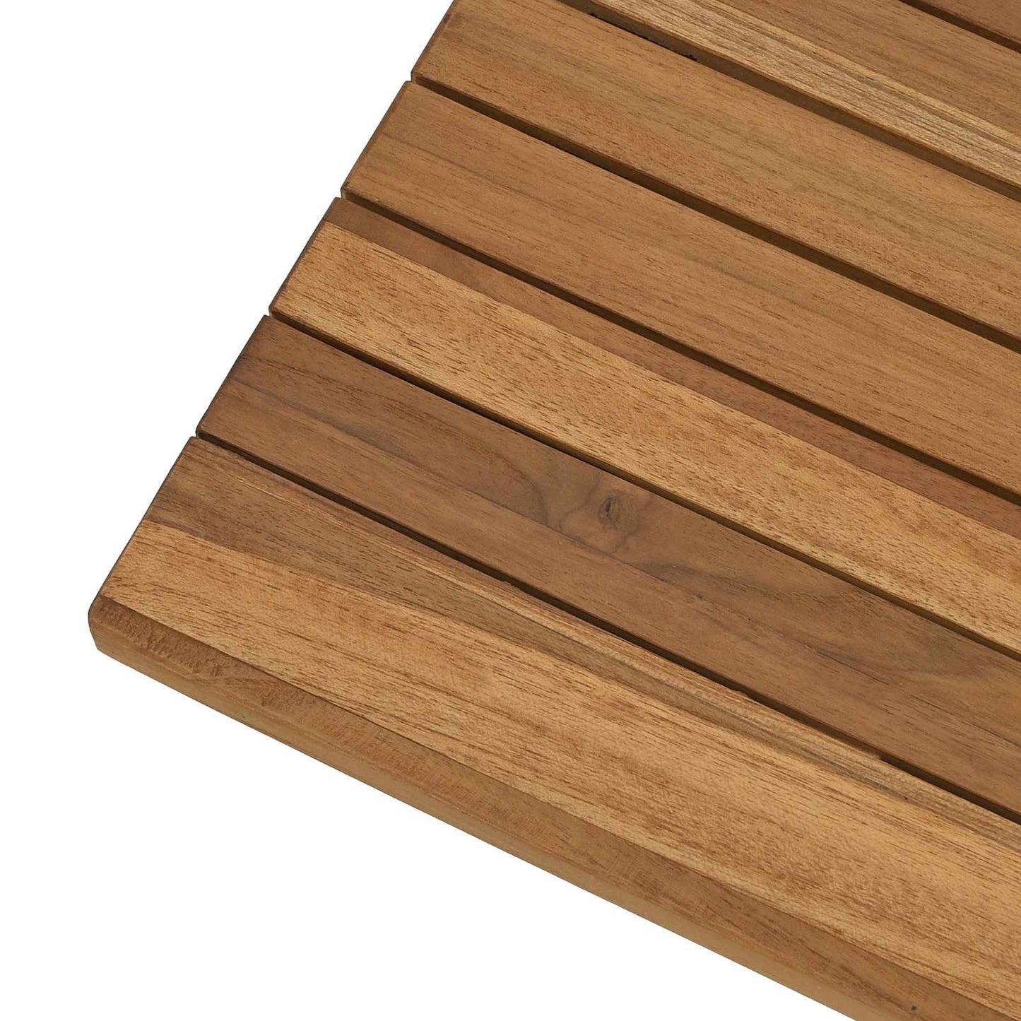 Tischplatte 90 x 45 x 3,5 cm Rechtwinklig Massives Teakholz