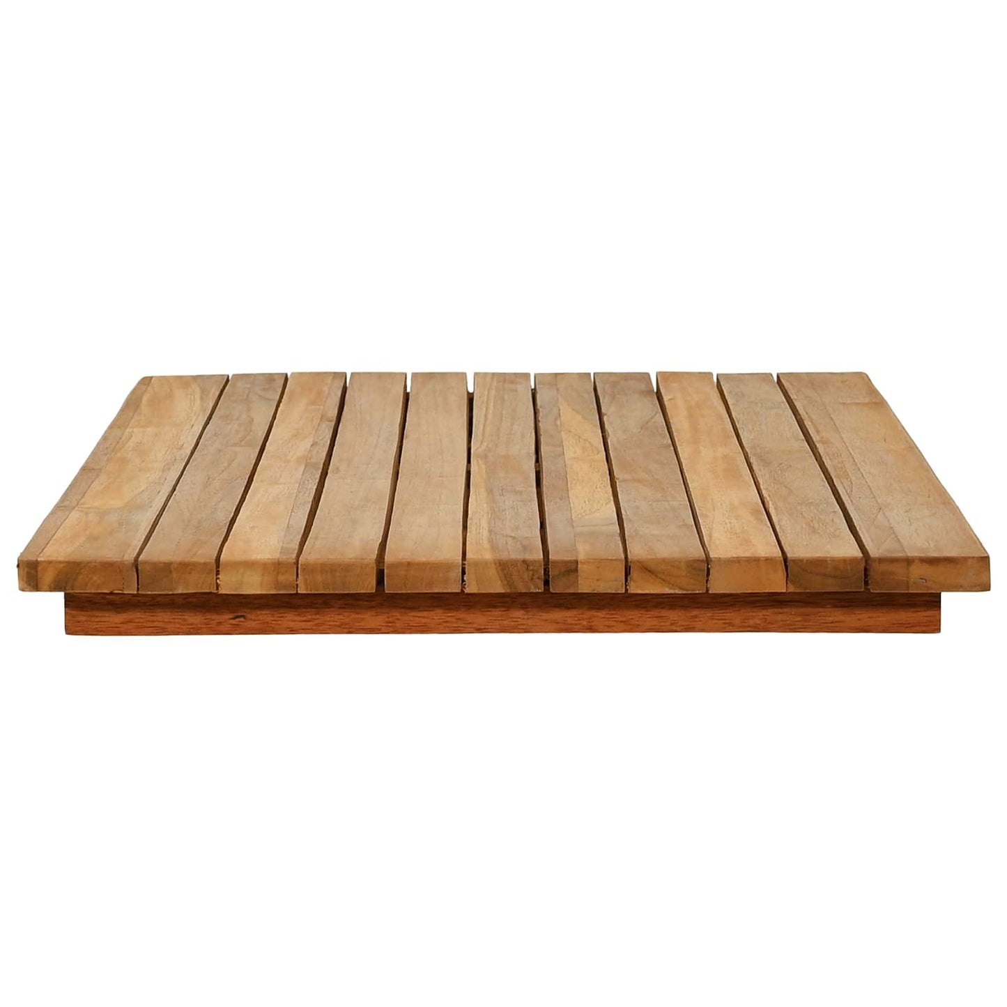 Tischplatte 90 x 45 x 3,5 cm Rechtwinklig Massives Teakholz