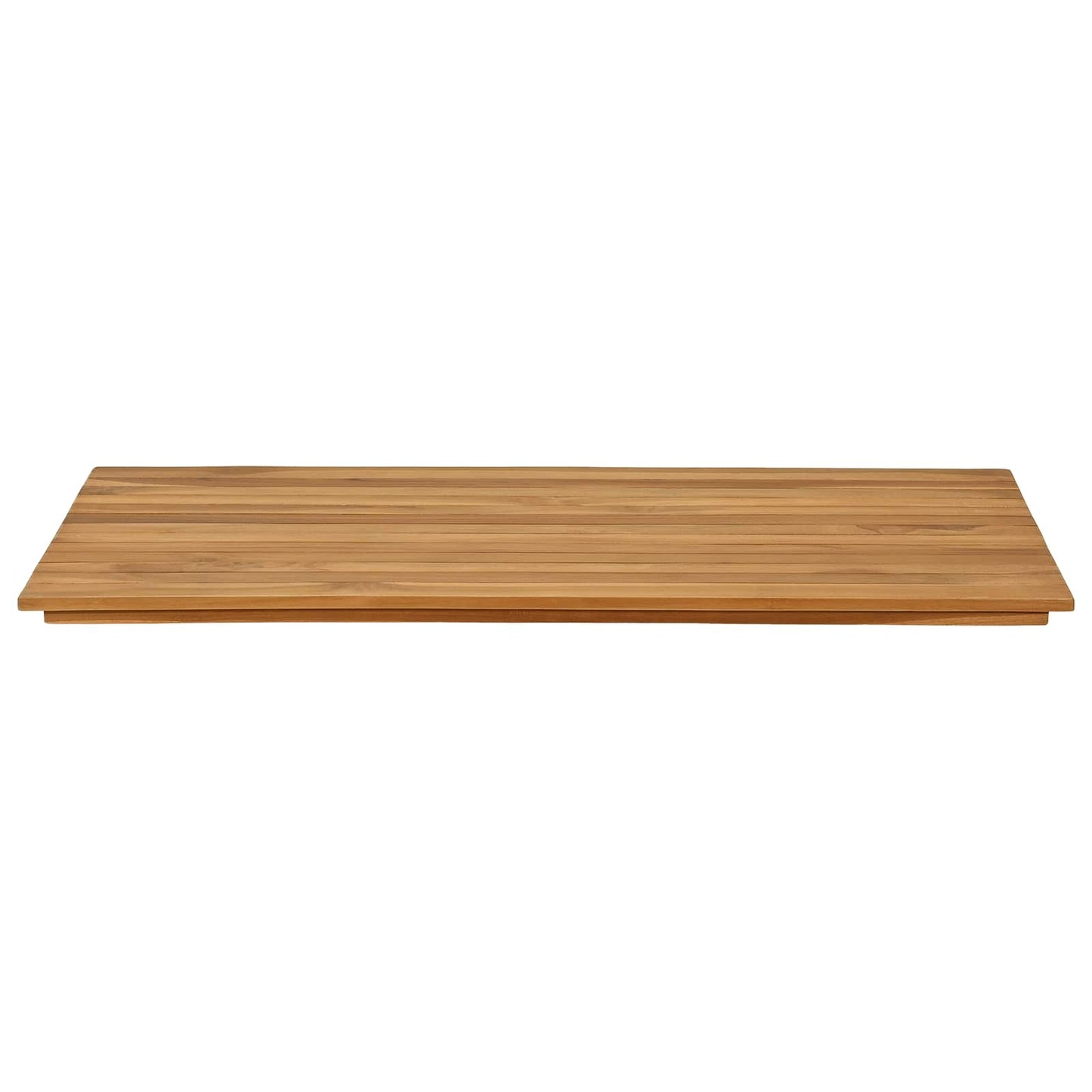 Tischplatte 100 x 50 x 3,5 cm Rechtwinklig Massives Teakholz