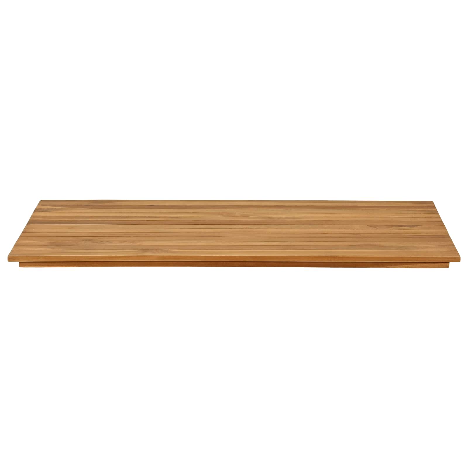 Tischplatte 100 x 50 x 3,5 cm Rechtwinklig Massives Teakholz