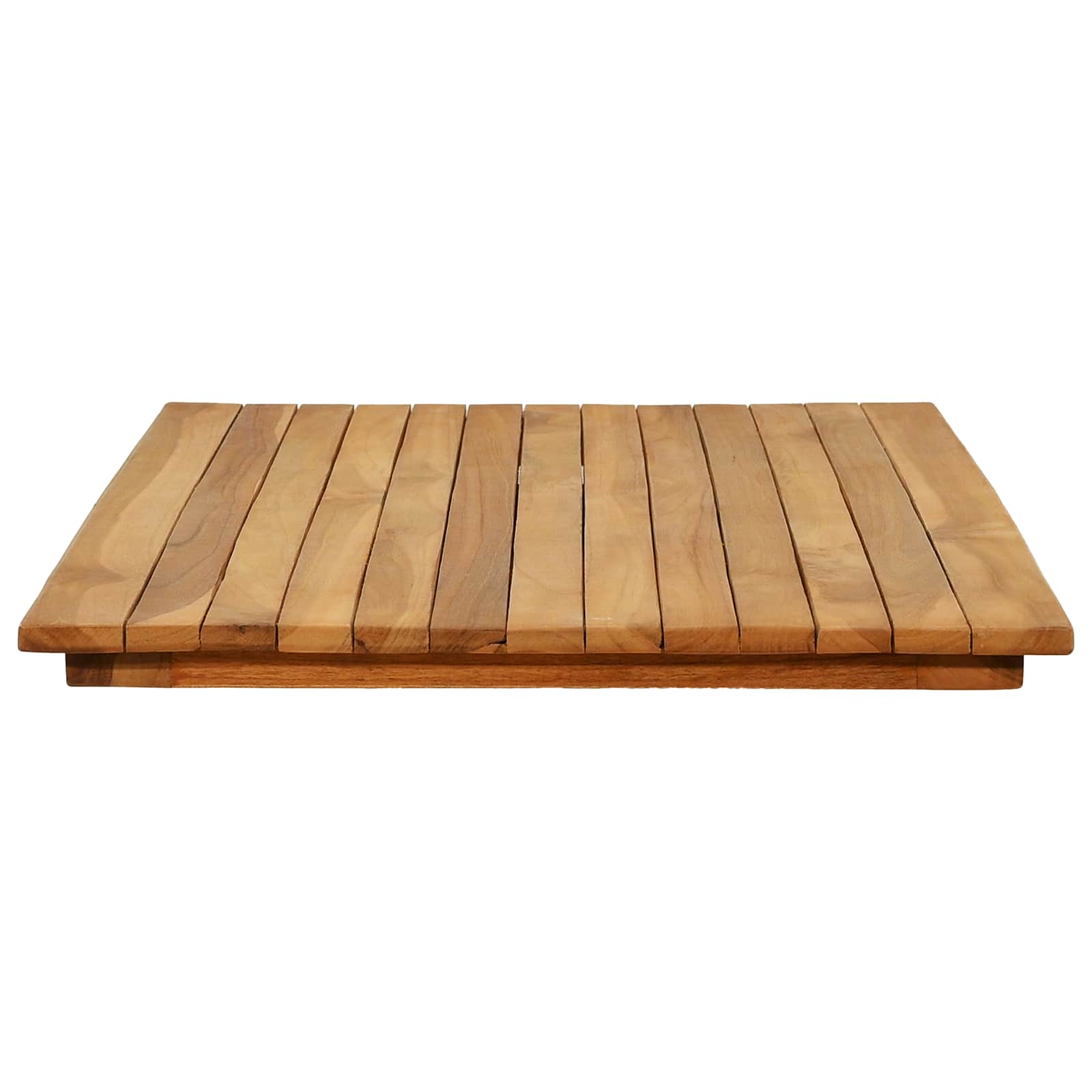 Tischplatte 100 x 50 x 3,5 cm Rechtwinklig Massives Teakholz