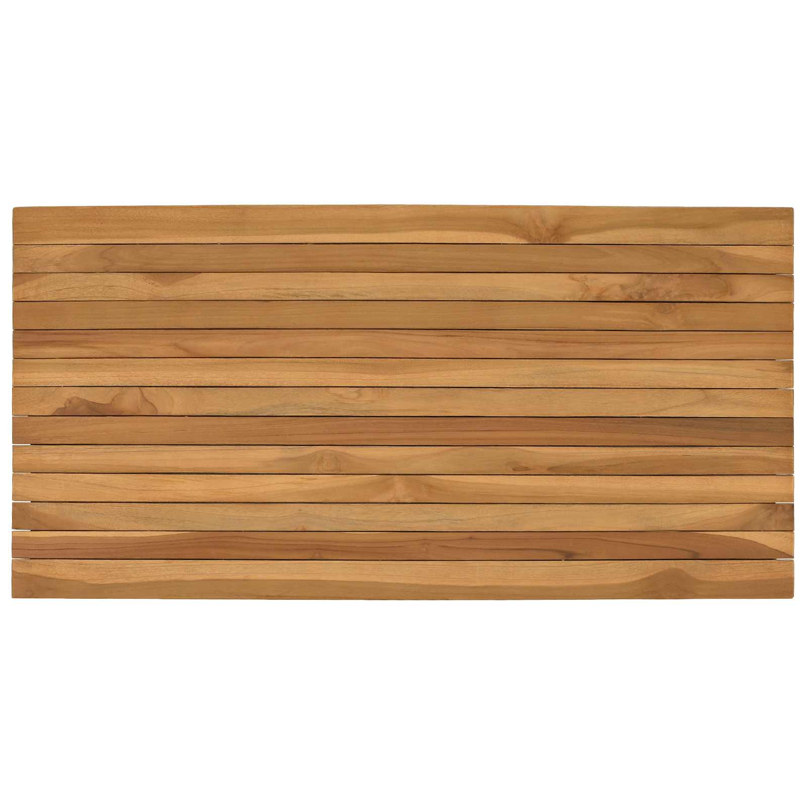 Tischplatte 100 x 50 x 3,5 cm Rechtwinklig Massives Teakholz
