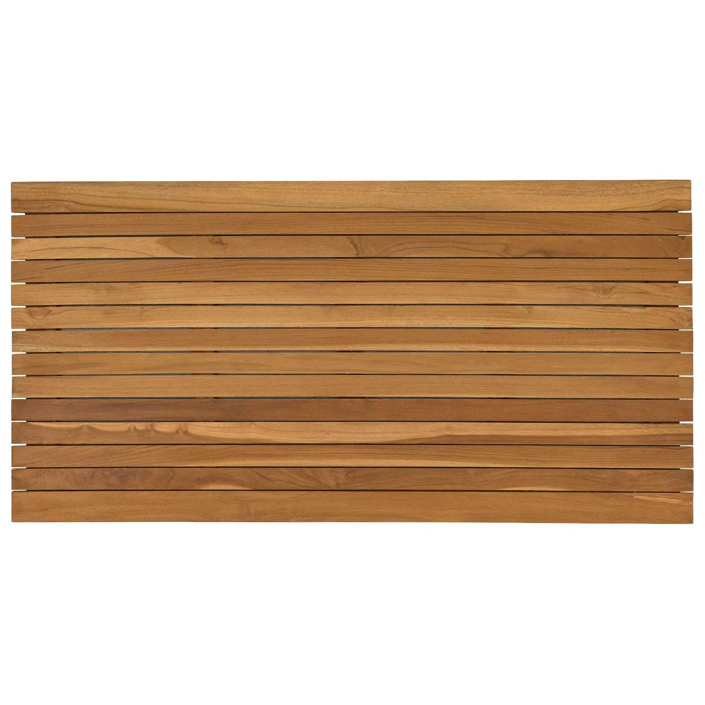 Tischplatte 110 x 55 x 3,5 cm Rechtwinklig Massives Teakholz