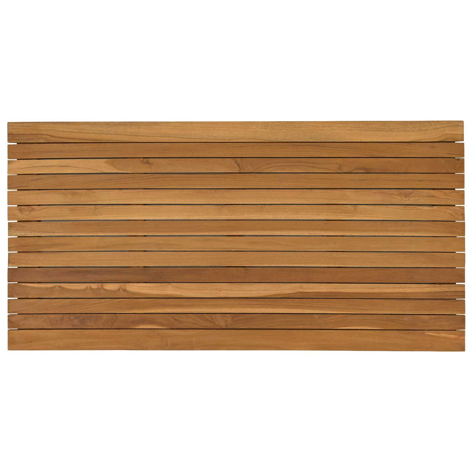 Tischplatte 110 x 55 x 3,5 cm Rechtwinklig Massives Teakholz